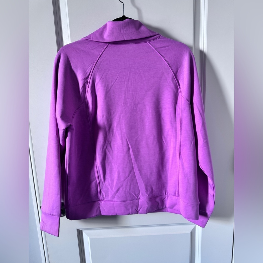NWOT-Zenana Outfitters Pink 1/4 Zip Jacket & Track Pants Set-Small - Picture 3 of 7